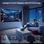 Smart Projector with WiFi, Bluetooth, & 4K Support