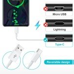2-Pack 1.8M Fast Charging USB C Cables