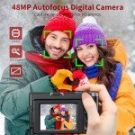 48MP 4K Vlogging Camera with Flip Screen