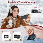 48MP 4K Vlogging Camera with Flip Screen
