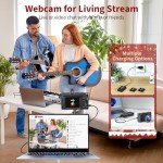 48MP 4K Vlogging Camera with Flip Screen