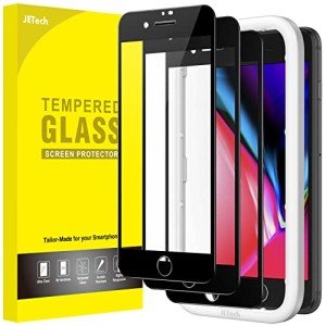 JETech 3-Pack Tempered Glass Screen Protector for iPhone