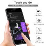 JETech 3-Pack Tempered Glass Screen Protector for iPhone