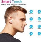 BOXSSROG Wireless Bluetooth Headphones with Immersive Bass
