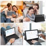 Xgody 10" Android 13 Tablet with Keyboard & Case