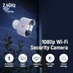 1080p Wireless Security Camera with AI Detection