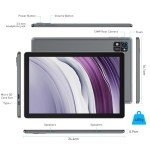 Xgody 10" Android 13 Tablet with Keyboard & Case
