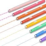 Colorful Curve Pens Set for Note Taking - 8PCs
