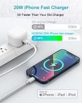 20W MFi Certified Fast Charger & 3M Cable