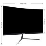 24.5" Curved 180Hz Gaming Monitor - Full HD