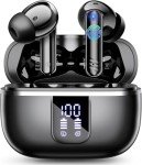 Bluetooth 5.4 Wireless Earbuds with Deep Bass