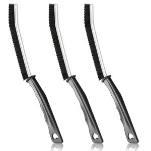 3-Piece Long Handle Tile & Crevice Cleaning Brush Set