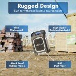 Rugged USB Rechargeable Worksite Radio with Bluetooth