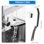 3-Piece Long Handle Tile & Crevice Cleaning Brush Set