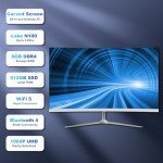 23.8" Curved All-in-One Desktop PC with Accessories