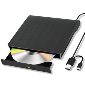 Yaeonku Slim External Blu-ray Drive with USB-C