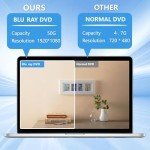 Yaeonku Slim External Blu-ray Drive with USB-C