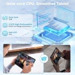 JJGJ 10” Android Tablet with Keyboard and Accessories