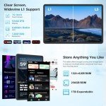 JJGJ 10” Android Tablet with Keyboard and Accessories