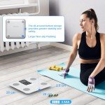 Smart Body Fat Scale with Heart Rate Monitor