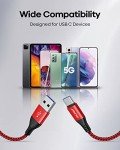 3-Pack 2M USB C Fast Charging Cables
