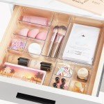44-Pack Clear Drawer Organizers for Home & Office