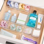 44-Pack Clear Drawer Organizers for Home & Office