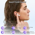 Bluetooth 5.3 Wireless Earbuds with Noise Cancelling