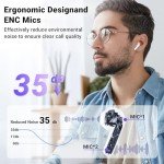 Bluetooth 5.3 Wireless Earbuds with Noise Cancelling