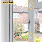 X4 Home Secure™ White Sash Jammers for Windows