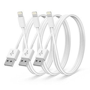 3-Pack MFi Certified iPhone Lightning USB Cables