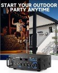 Moukey 2.0 Channel Bluetooth Karaoke Amplifier 100W