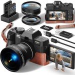 Monitech 48MP 5K Video Camera with 32GB SD Card