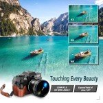 Monitech 48MP 5K Video Camera with 32GB SD Card