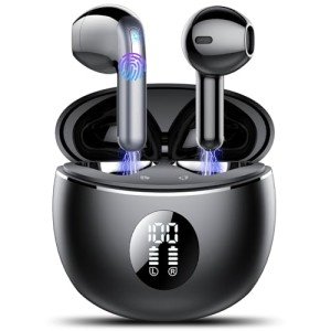 Bluetooth 5.4 Wireless Earbuds with Noise Cancelling
