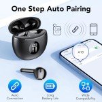 Bluetooth 5.4 Wireless Earbuds with Noise Cancelling