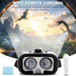 V5 VR Headset with Bluetooth Controller for Phones