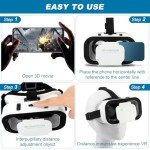 V5 VR Headset with Bluetooth Controller for Phones