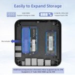 DreamQuest Mini PC Windows 11 Pro - 16GB RAM