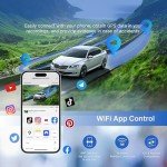 Miofive Dual 4K/2K Dash Cam with 32GB Card