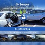 Miofive Dual 4K/2K Dash Cam with 32GB Card