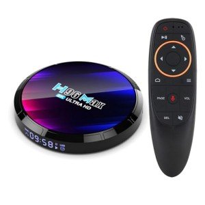H96MAX Android 13 TV Box with Voice Remote