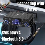 S-288 Bluetooth Power Amplifier with Hi-Fi Speakers