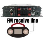 S-288 Bluetooth Power Amplifier with Hi-Fi Speakers