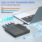 IQUQIXL 7-in-1 Portable Blu-ray Drive for PC