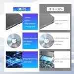 IQUQIXL 7-in-1 Portable Blu-ray Drive for PC