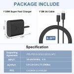 25W Fast USB-C Charger for Samsung Devices