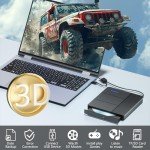 IQUQIXL 7-in-1 Portable Blu-ray Drive for PC