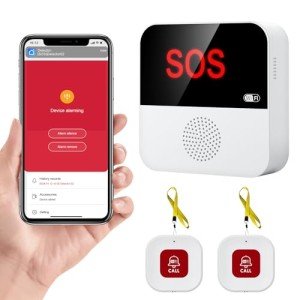 Wireless SOS Alarm System for Seniors with Receiver