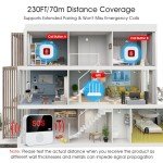 Wireless SOS Alarm System for Seniors with Receiver